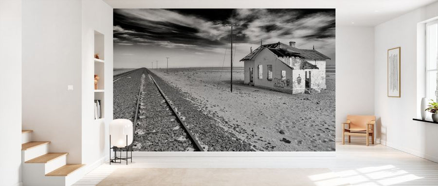 PHOTOWALL / Abandoned Railway House - BW (e331506)