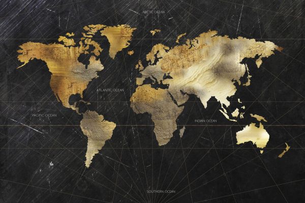 PHOTOWALL / Dramatic World Map (e330988)