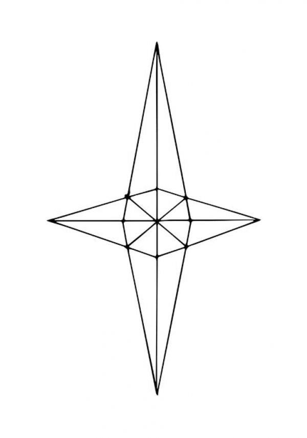 PHOTOWALL / Grid Star White (e331618)