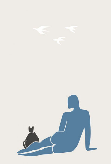PHOTOWALL / Woman and Cat (e331670)