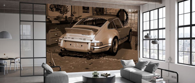 PHOTOWALL / Second Car Only - Sepia (e332423)