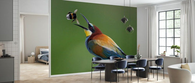 PHOTOWALL / Bee-eater Catching Bumblebee (e332005)