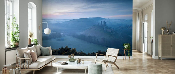 PHOTOWALL / Corfe Castle Early Morning Mist II (e332036)