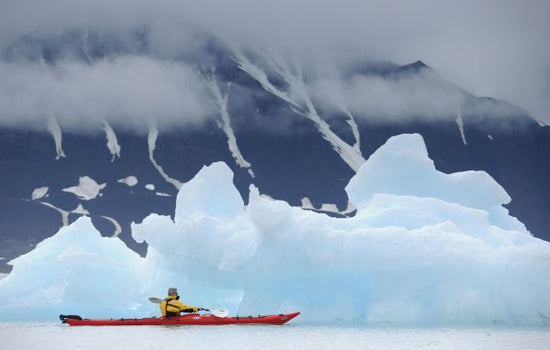 PHOTOWALL / Kayaking Past Icebergs (e332065)