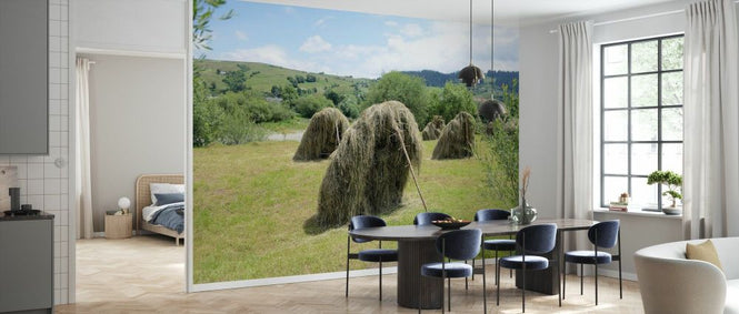 PHOTOWALL / Hay Propped up to Dry (e332081)