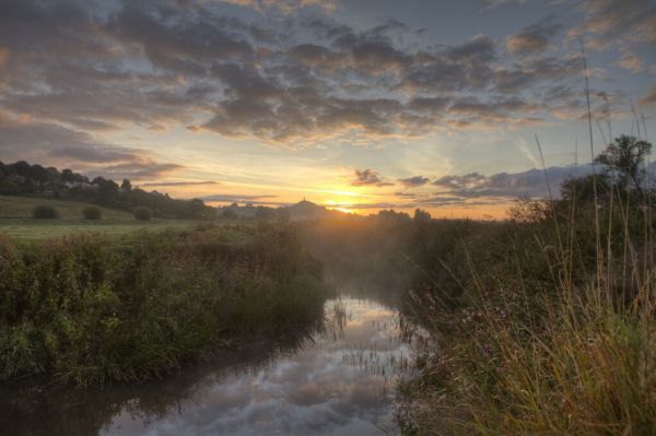 PHOTOWALL / River Brue at Dawn (e332090)