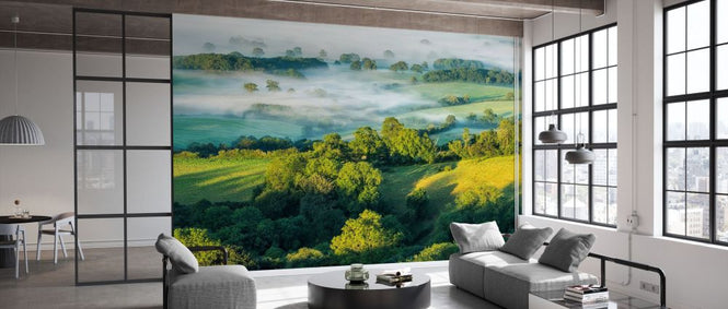 PHOTOWALL / Marshwood Vale in Morning Mist (e331928)