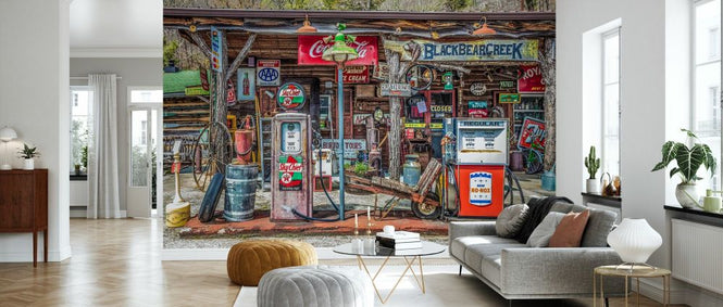 PHOTOWALL / Neighborhood Grocery and Gas (e332512)