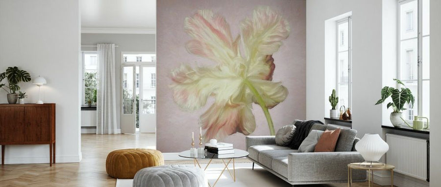 PHOTOWALL / Pink Parrot Tulip Painting II (e332525)