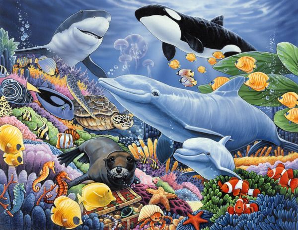 PHOTOWALL / Undersea Animals (e332561)