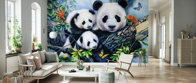 PHOTOWALL / Panda Family (e332565)