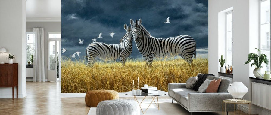 PHOTOWALL / Coming of Rain Zebra (e332570)