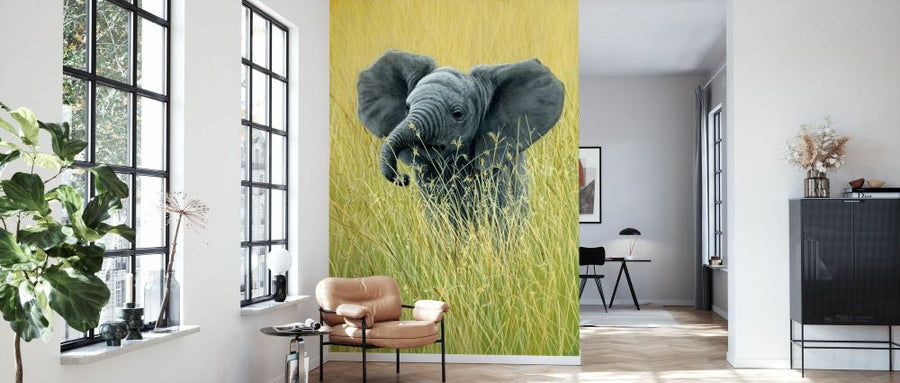 PHOTOWALL / Elephant in the Grass (e332576)