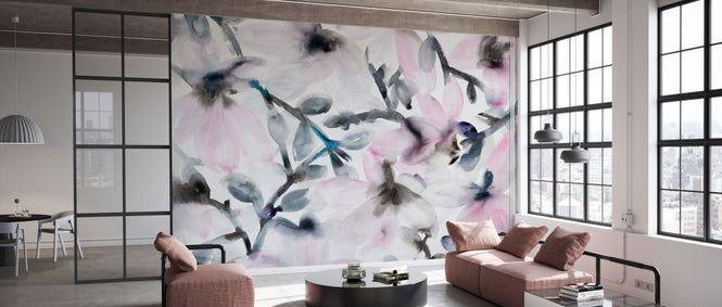 PHOTOWALL / Leaves and Branches Painting (e332584)