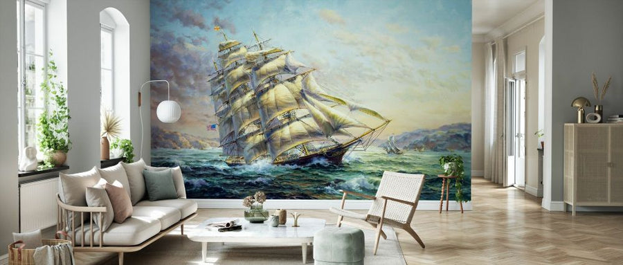 PHOTOWALL / Tall Ships Paintings (e332594)