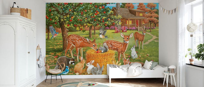 PHOTOWALL / Fall Cabin Scene (e332612)