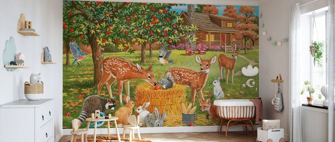 PHOTOWALL / Fall Cabin Scene (e332612)