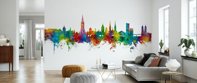 PHOTOWALL / Freiburg Germany Skyline (e332712)
