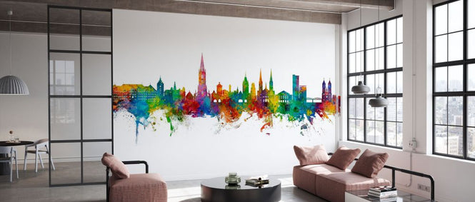 PHOTOWALL / Freiburg Germany Skyline (e332712)