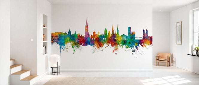 PHOTOWALL / Freiburg Germany Skyline (e332712)