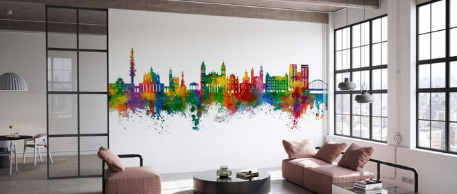 PHOTOWALL / Pamplona Spain Skyline (e332791)