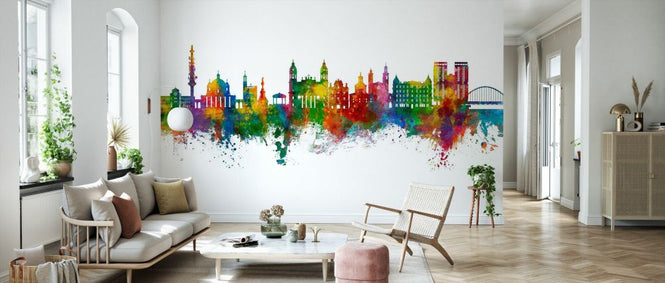 PHOTOWALL / Pamplona Spain Skyline (e332791)