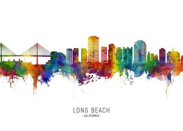 PHOTOWALL / Long Beach California Skyline (e332797)