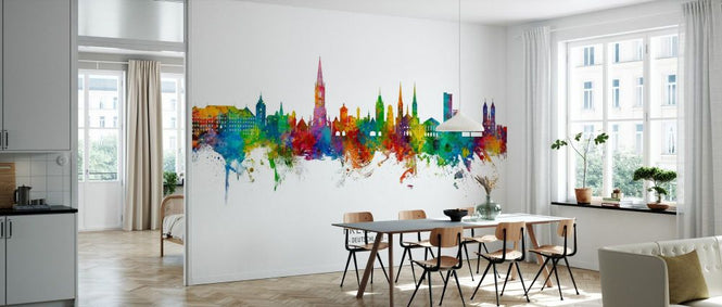 PHOTOWALL / Freiburg Germany Skyline (e332798)