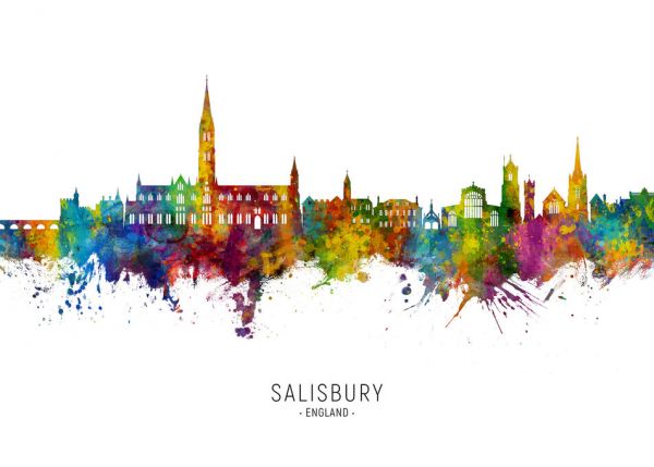 PHOTOWALL / Salisbury England Skyline (e332804)