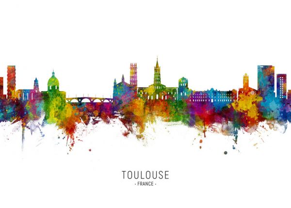 PHOTOWALL / Toulouse France Skyline (e332805)