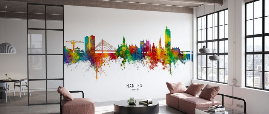 PHOTOWALL / Nantes France Skyline (e332808)