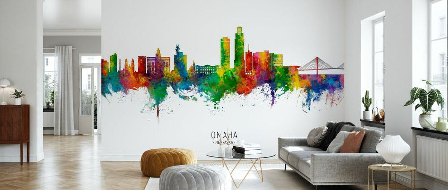 PHOTOWALL / Omaha Nebraska Skyline (e332809)