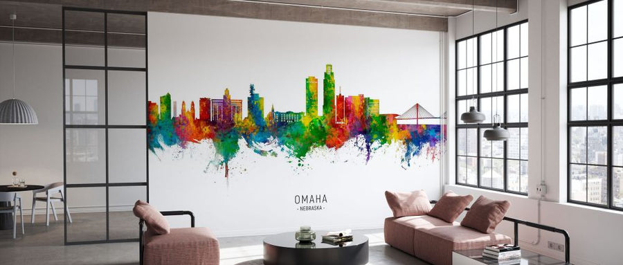 PHOTOWALL / Omaha Nebraska Skyline (e332809)