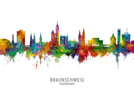 PHOTOWALL / Braunschweig Germany Skyline (e332810)