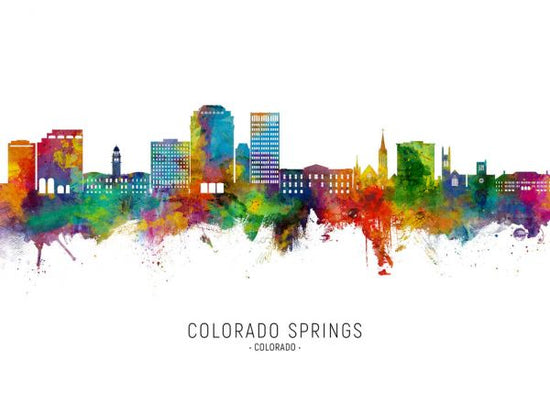 PHOTOWALL / Colorado Springs Colorado Skyline (e332816)
