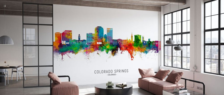 PHOTOWALL / Colorado Springs Colorado Skyline (e332816)