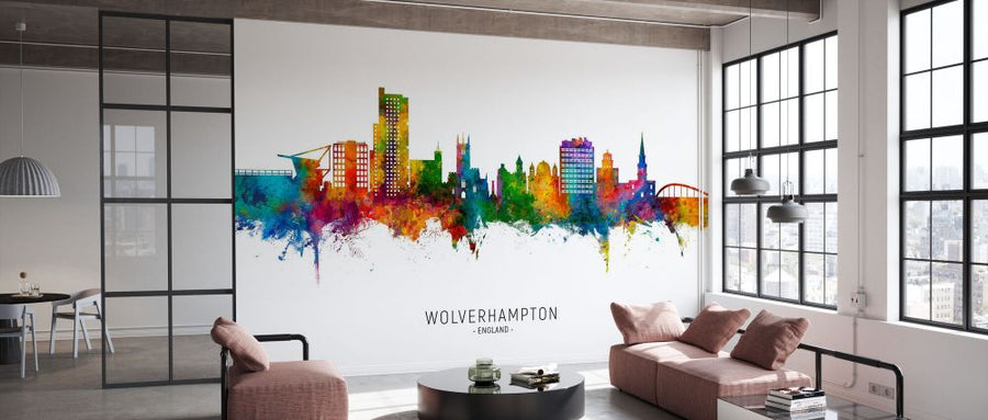 PHOTOWALL / Wolverhampton England Skyline (e332817)