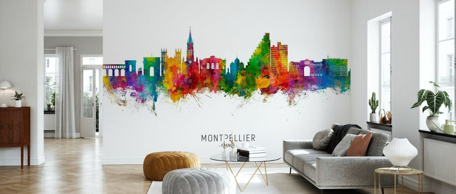 PHOTOWALL / Montpellier France Skyline (e332821)