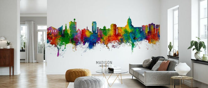PHOTOWALL / Madison Wisconsin Skyline (e332827)