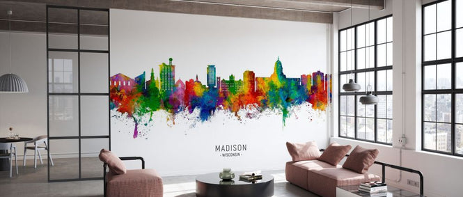 PHOTOWALL / Madison Wisconsin Skyline (e332827)