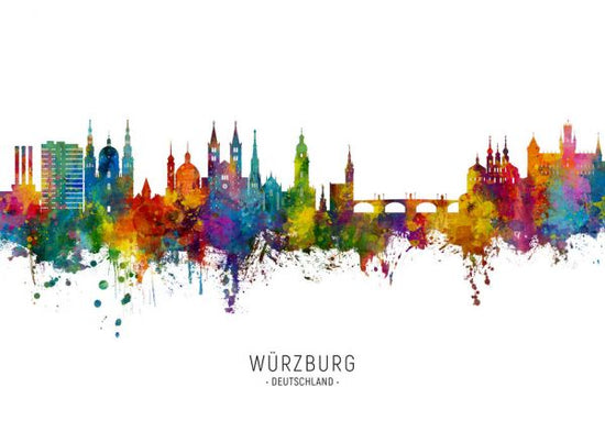 PHOTOWALL / Würzburg Germany Skyline (e332837)