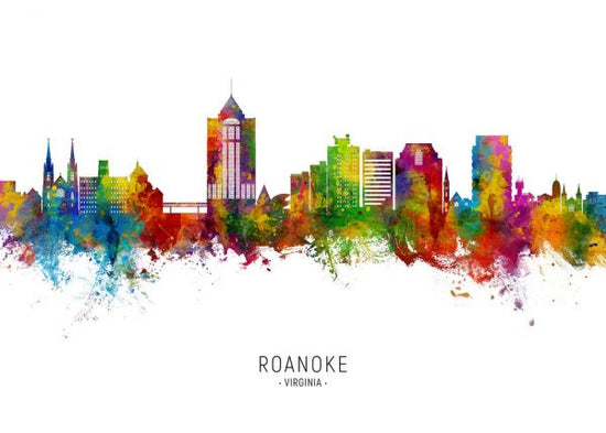 PHOTOWALL / Roanoke Virginia Skyline (e332841)