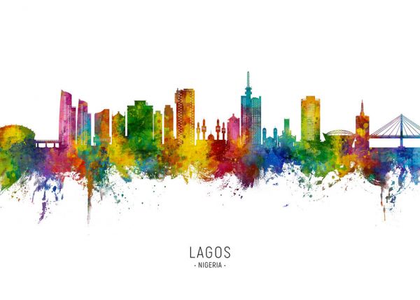 PHOTOWALL / Lagos Nigeria Skyline (e332842)