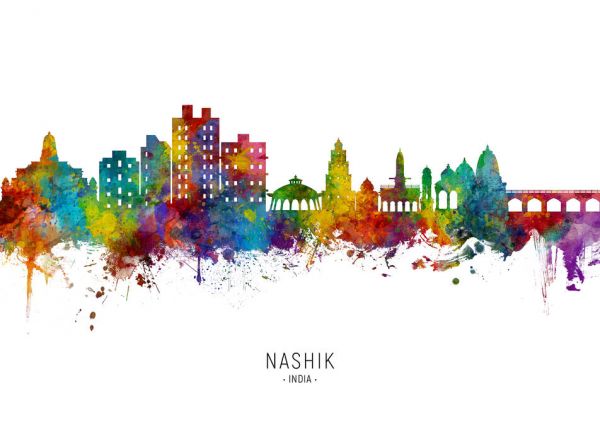 PHOTOWALL / Nashik Skyline India (e332847)