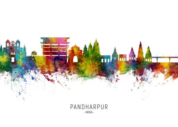 PHOTOWALL / Pandharpur Skyline India (e332848)