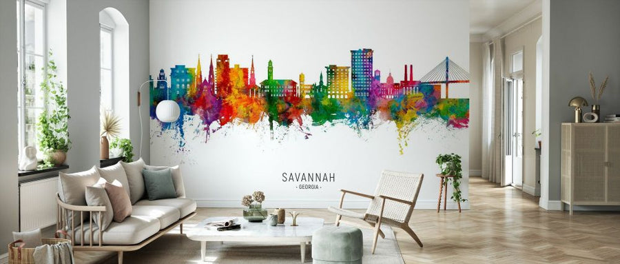 PHOTOWALL / Savannah Georgia Skyline (e332850)