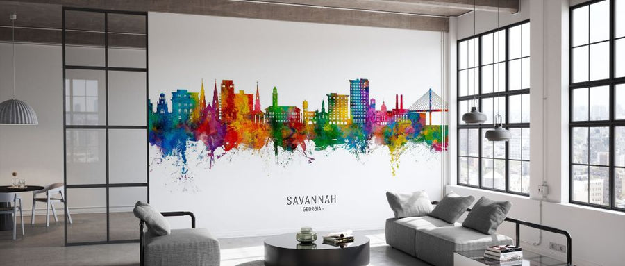 PHOTOWALL / Savannah Georgia Skyline (e332850)