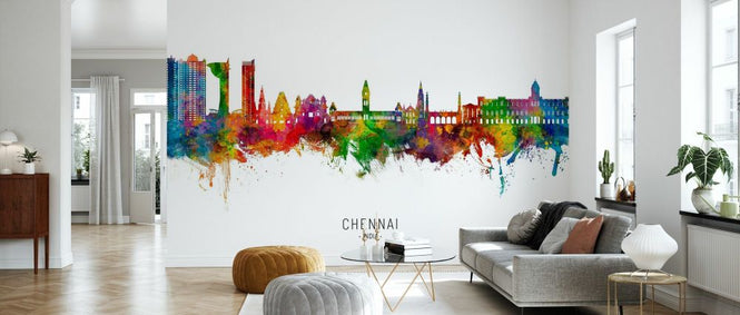 PHOTOWALL / Chennai Skyline India (e332851)