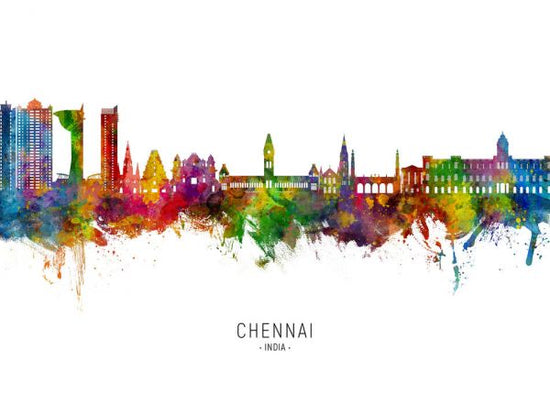 PHOTOWALL / Chennai Skyline India (e332851)