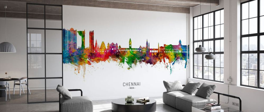 PHOTOWALL / Chennai Skyline India (e332851)